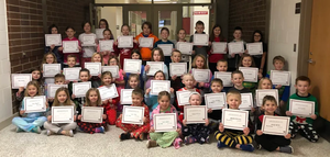 Elementary Recognizes Students