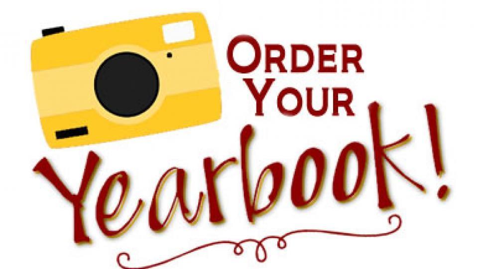 "Order your yearbook" with a picture of a camera