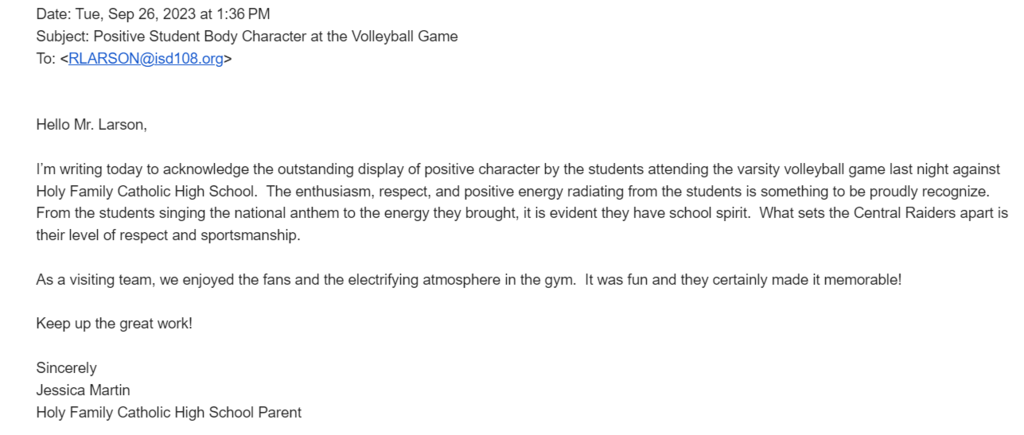 parent feedback