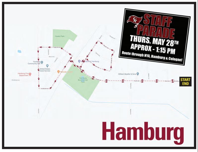 hamburg parade route
